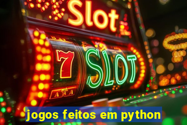 jogos feitos em python